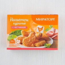 Наггетсы куриные с ветчиной, Мираторг, 300г