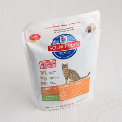 Корм сухой Hill's для кошек, с кроликом, 400г
