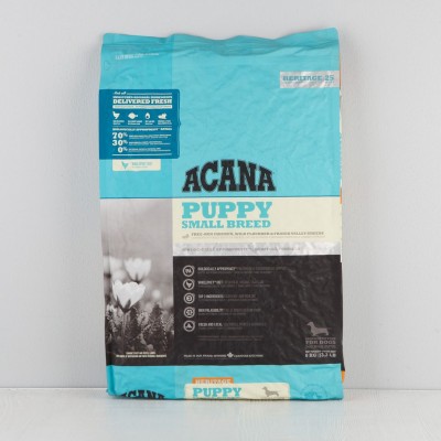 Корм сухой Acana Heritage Puppy Small Breed для щенков мелких пород, 6кг